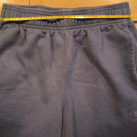 Champion Men's Powerblend Shorts Ombre Blue Fade - Picture 5 of 9